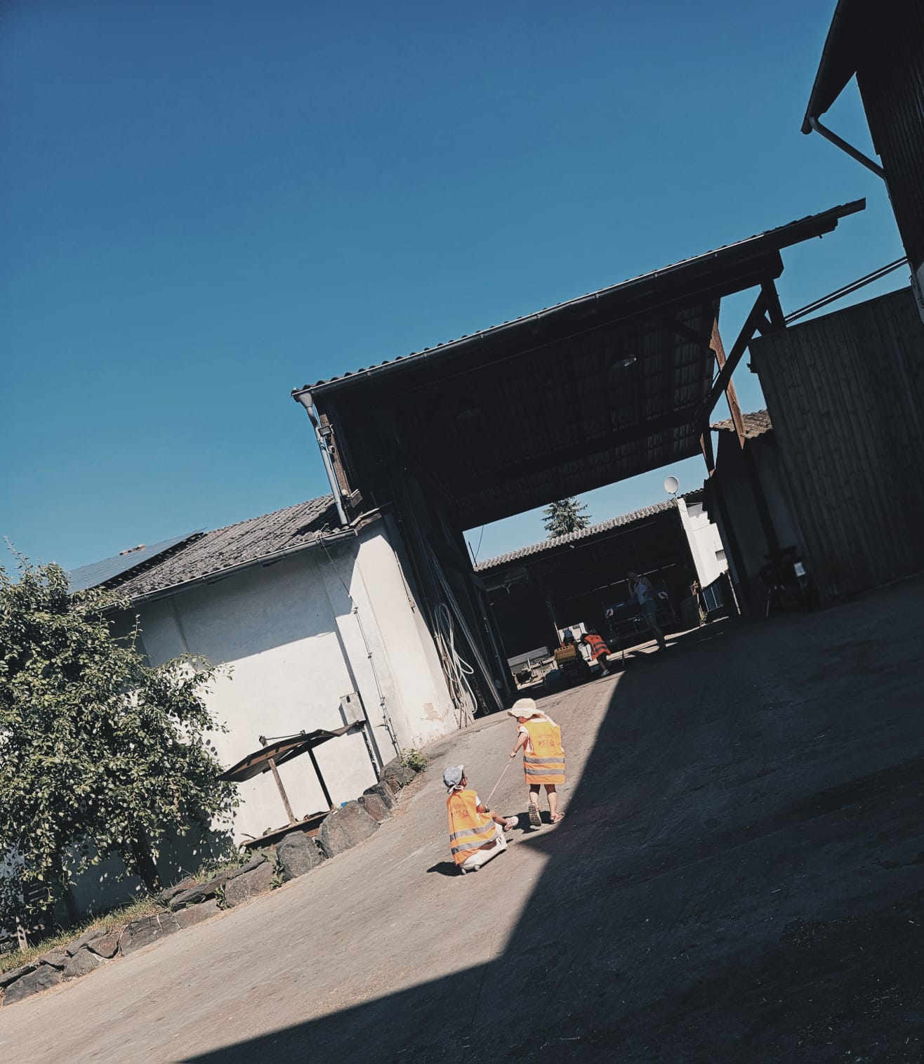 Bauernhofbesuch